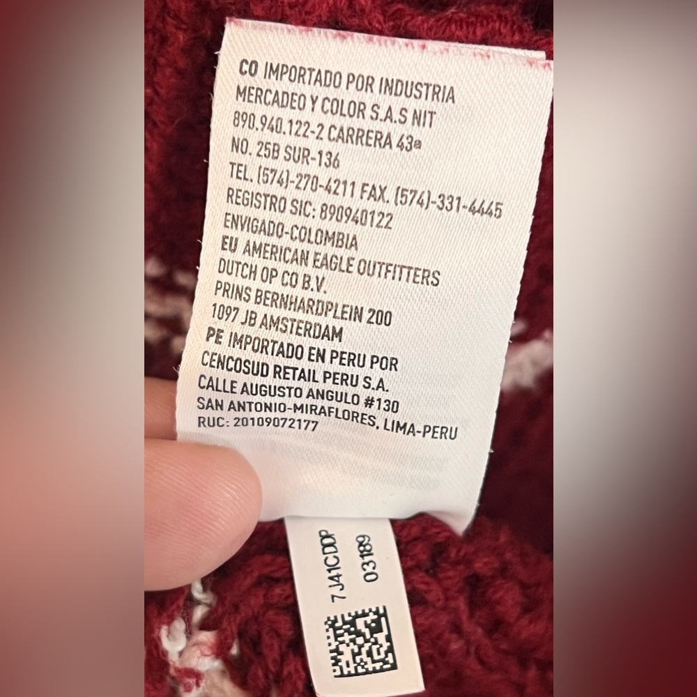 American Eagle Outfitters Chunky Knit Striped Crewneck Sweater! Size Medium. - Picture 7 of 11